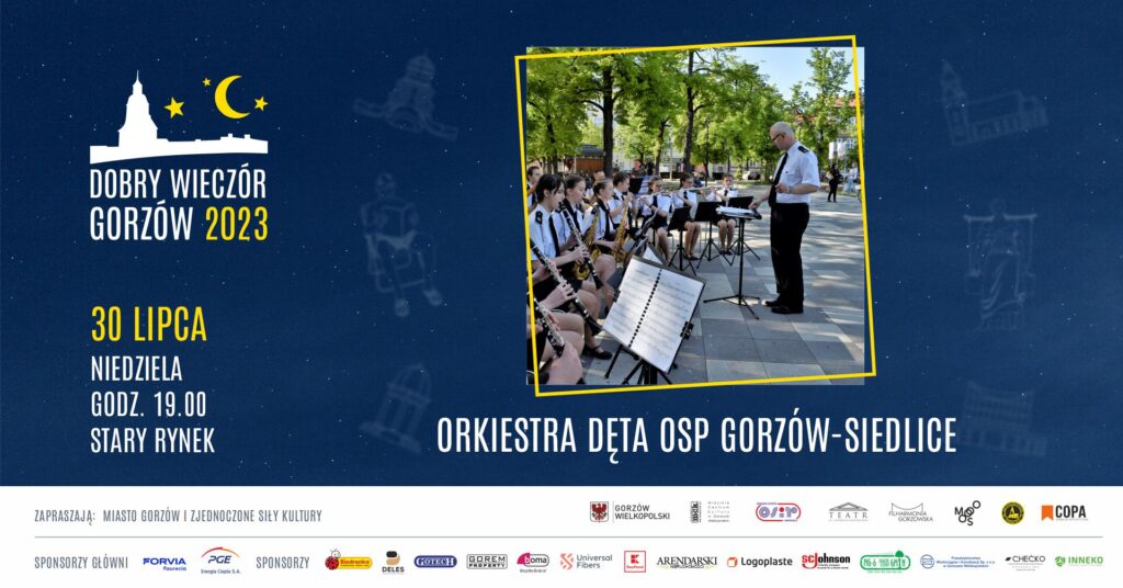 2023.07.30 DWG Orkiestra Dęta OSP Gorzów-Siedlice​ baner