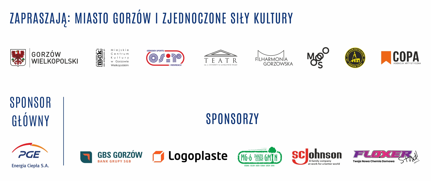 Organizatorzy i sponsorzy DWG 2024